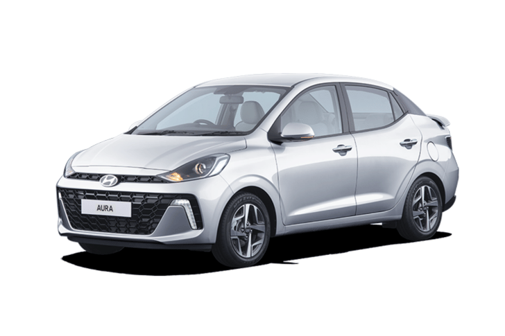 Hyundai Aura Color Typhoon Silver Hyundai Aura Color Typhoon Silver